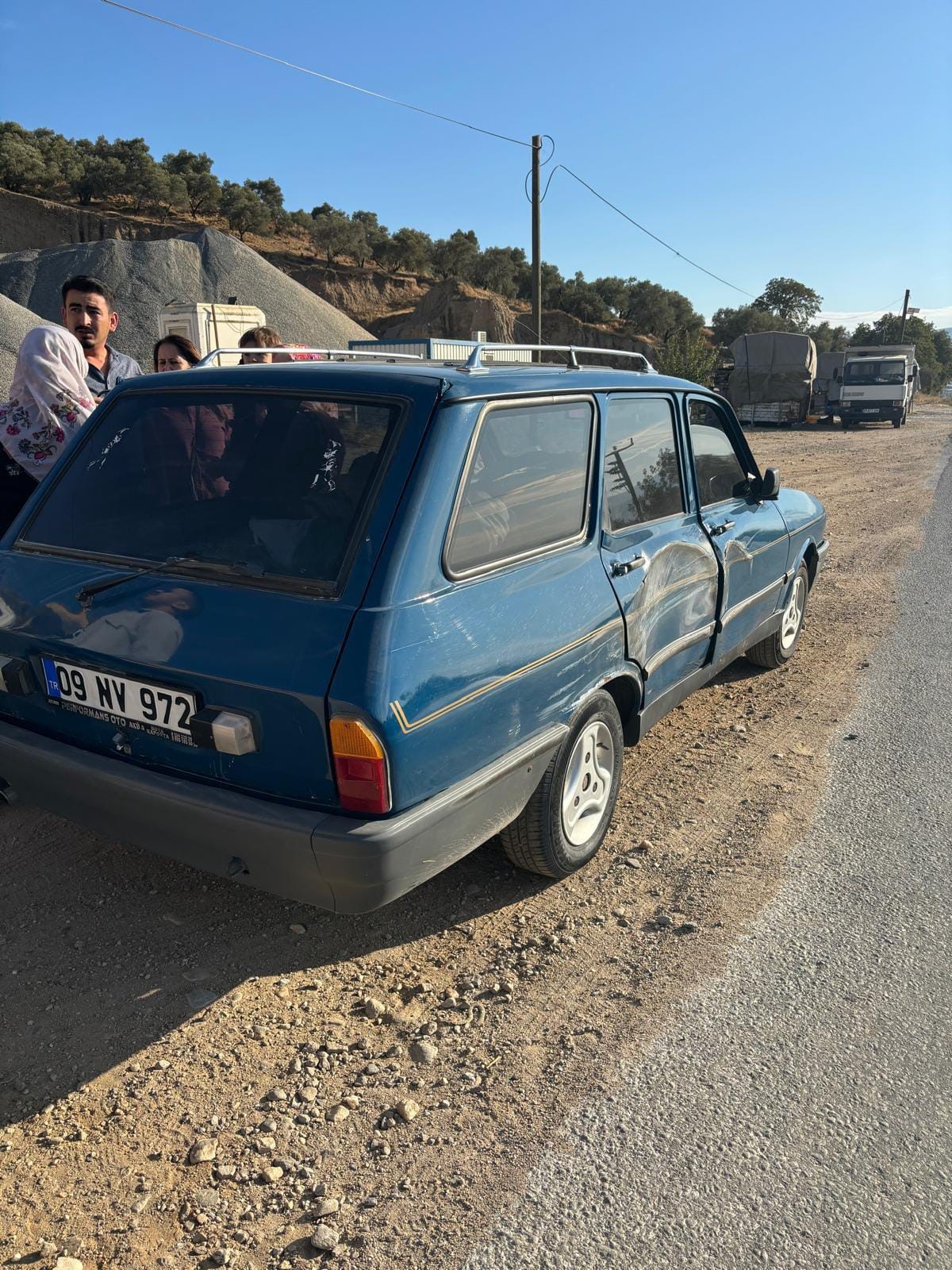 Aydın Köşk’te Kum Ocağı Kamyonları Vatandaşın Kabusu Oldu (2)