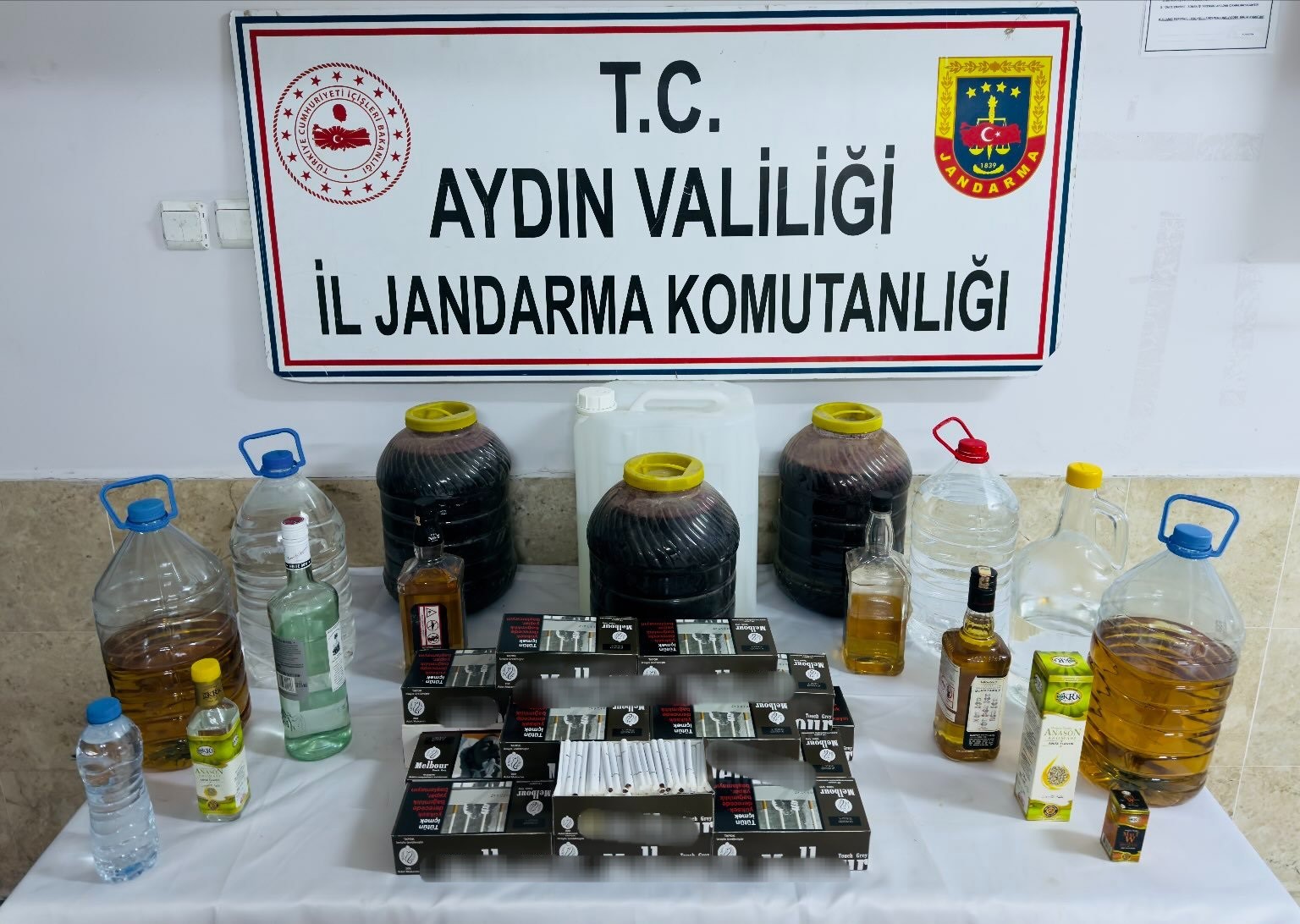 Aydın Nazilli’de Sahte Alkol Operasyonu