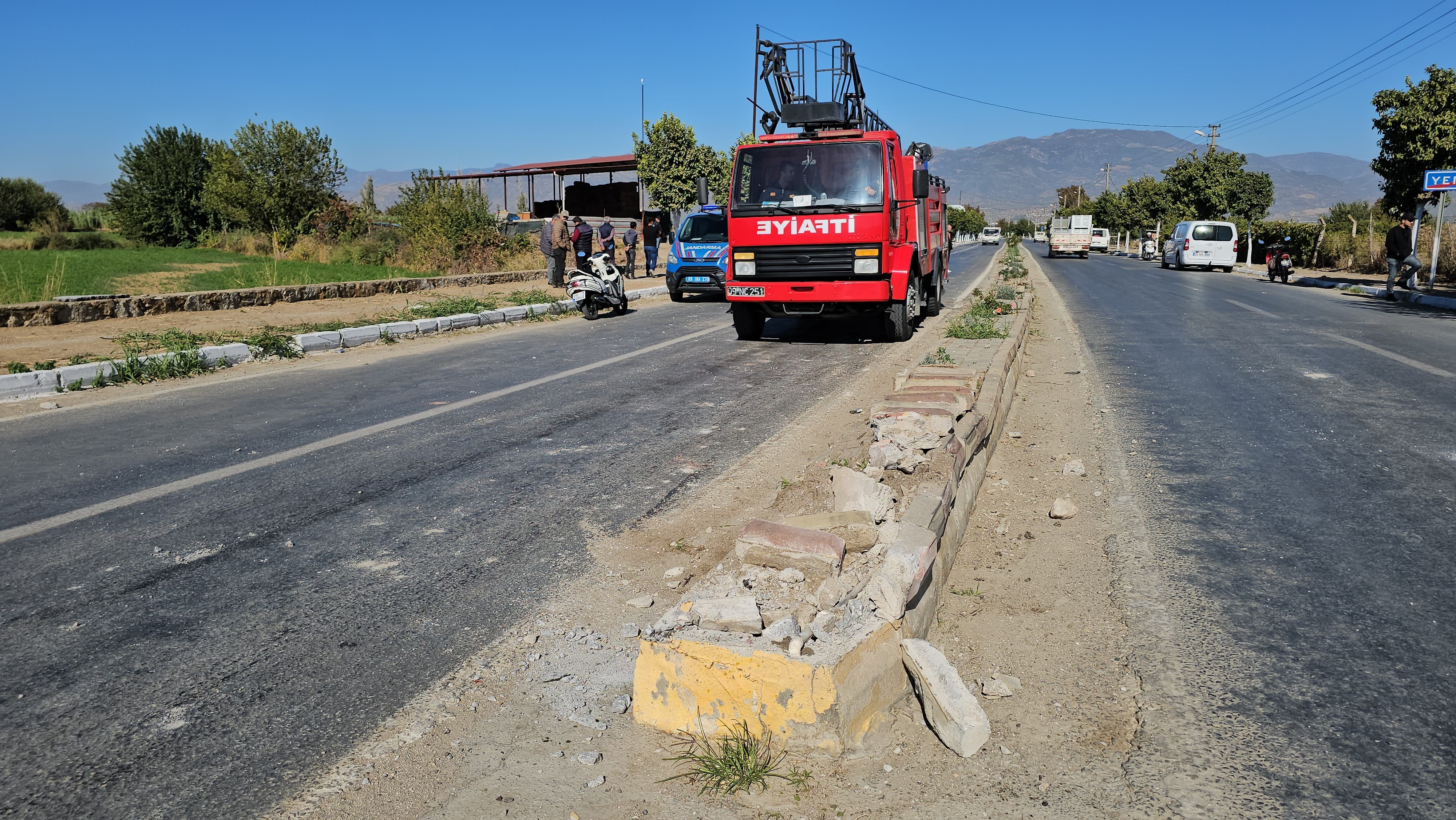 Aydın Yenipazar’da Kamyonet Takla Attı (3)