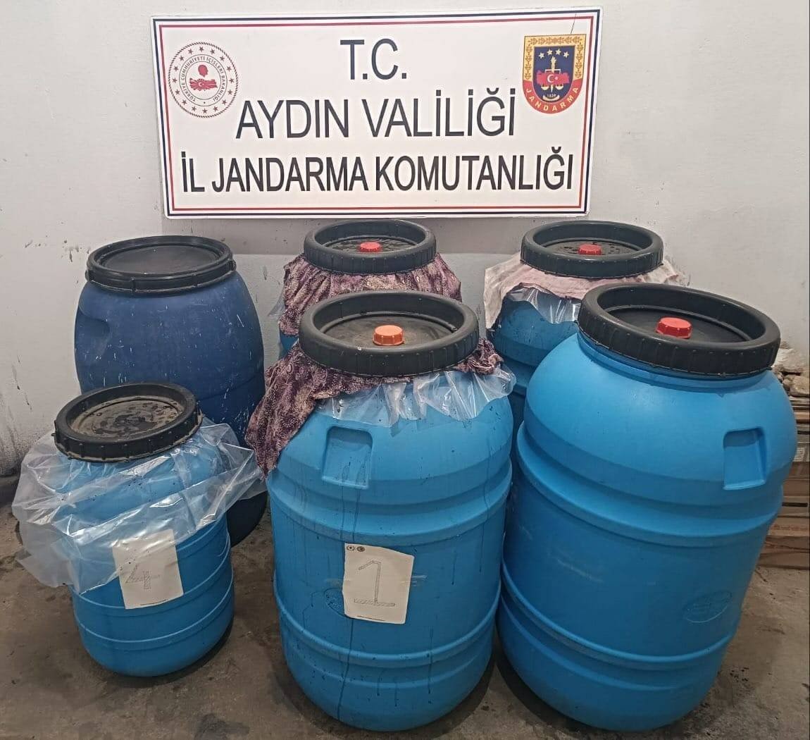 Aydın’da 520 Litre Kaçak Içki Yakalandı