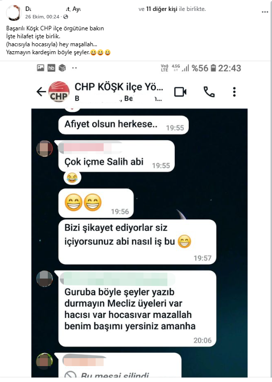 Aydın’da Chp’lilerden Özgür Özel’e Ağır Hakaretler-1