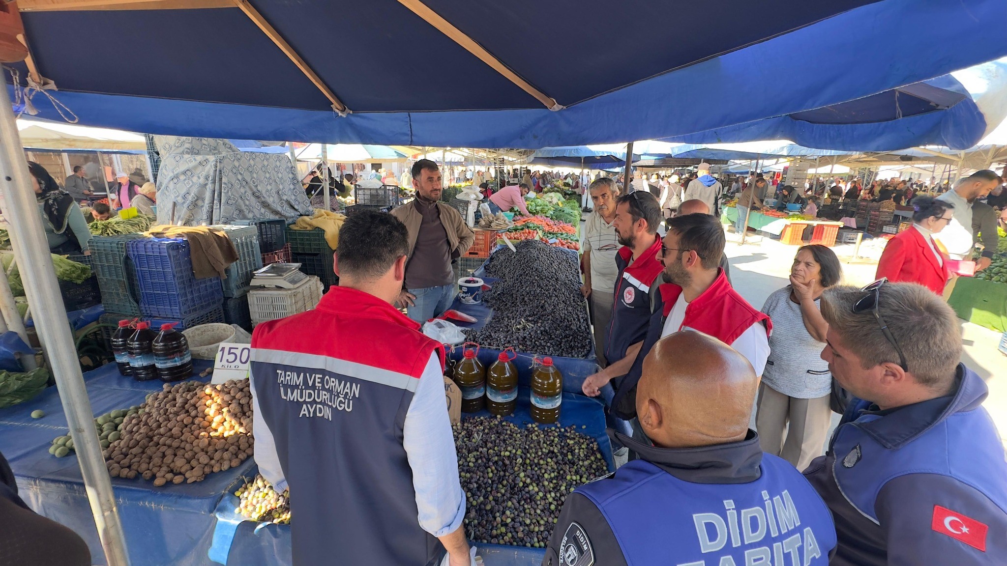 Aydın Didim’de Zeytinyağı Tezgahlarında Denetim