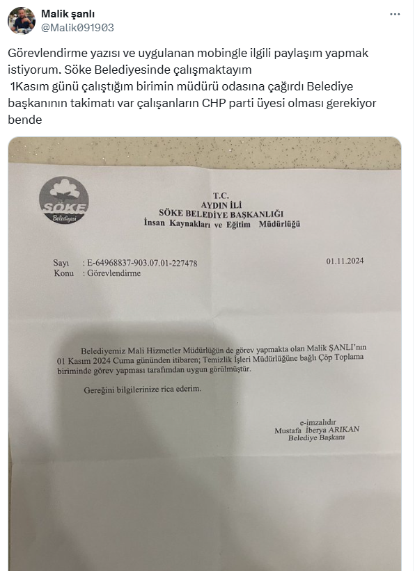 Başkan Çerçioğlu’ndan Yardım Istedi-1