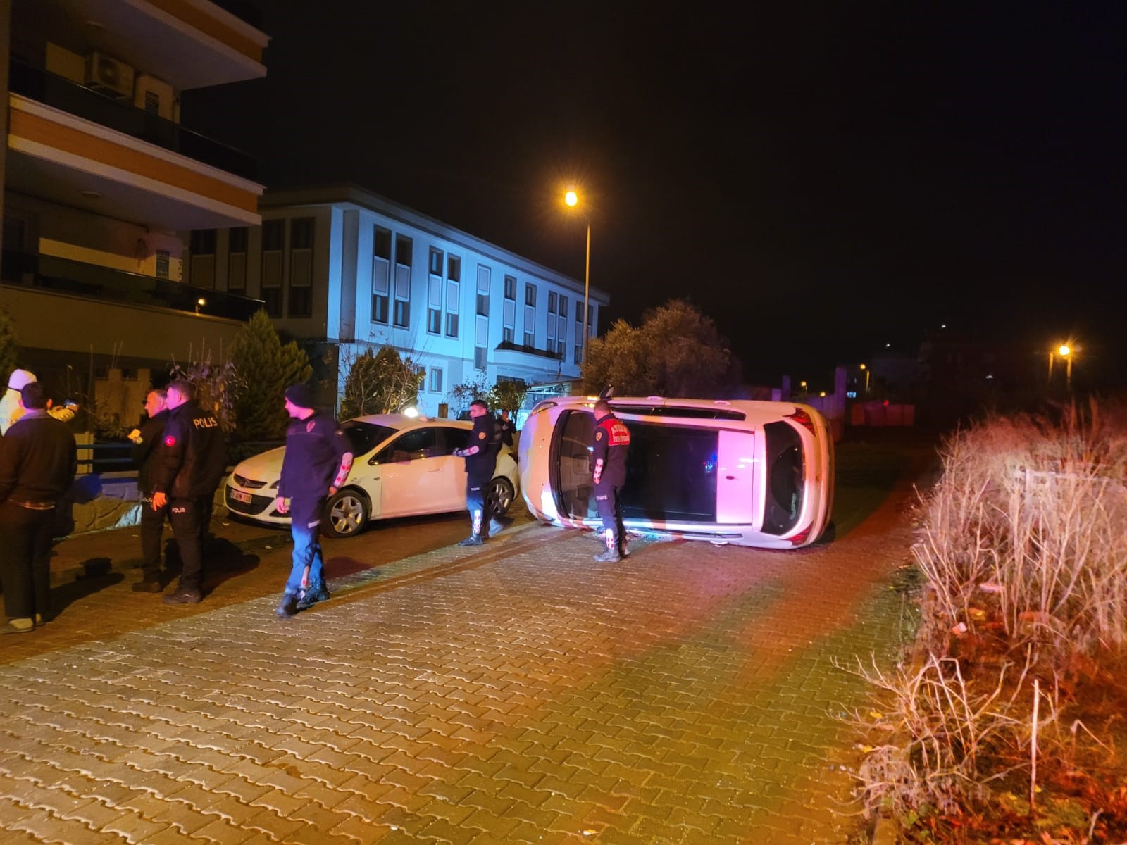 Aydın'da Park Etmek Istedi, Otomobili Devirdi