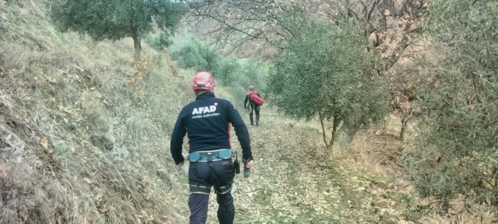 Aydın’da Uçurumda Kalan Köpeği Afad Kurtardı (3)