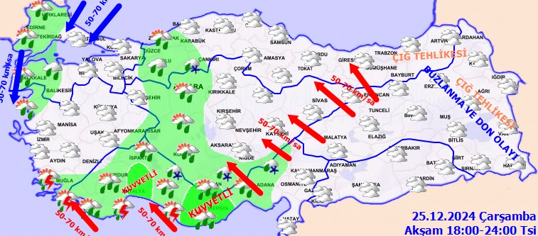 Meteoroloji'den Sarı Ve Turuncu Kodlu Uyarı (2)-1