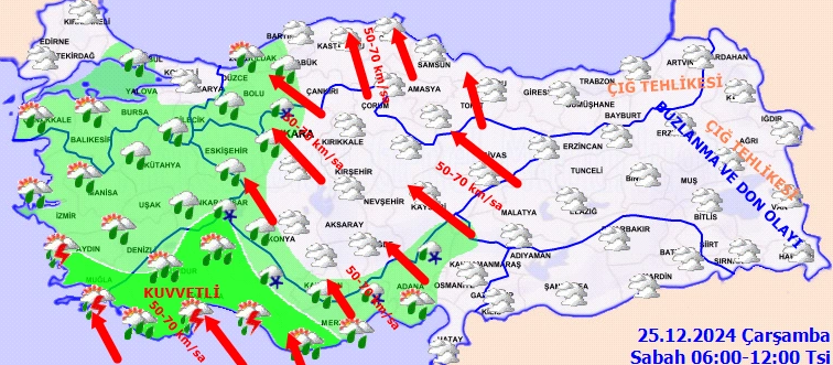 Meteoroloji'den Sarı Ve Turuncu Kodlu Uyarı (4)