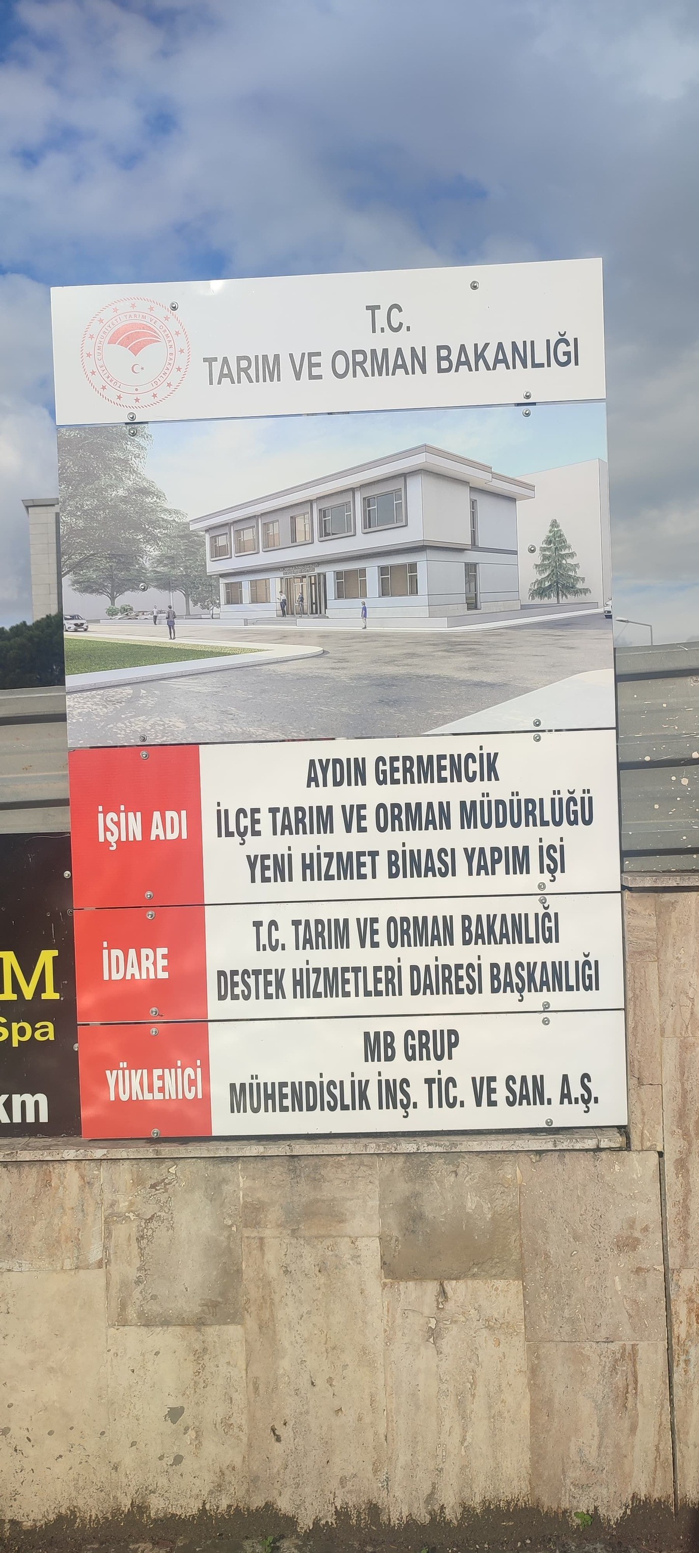 Aydın Germencik’te Yeni Hizmet Binasında Çalışmalar Sürüyor (3)