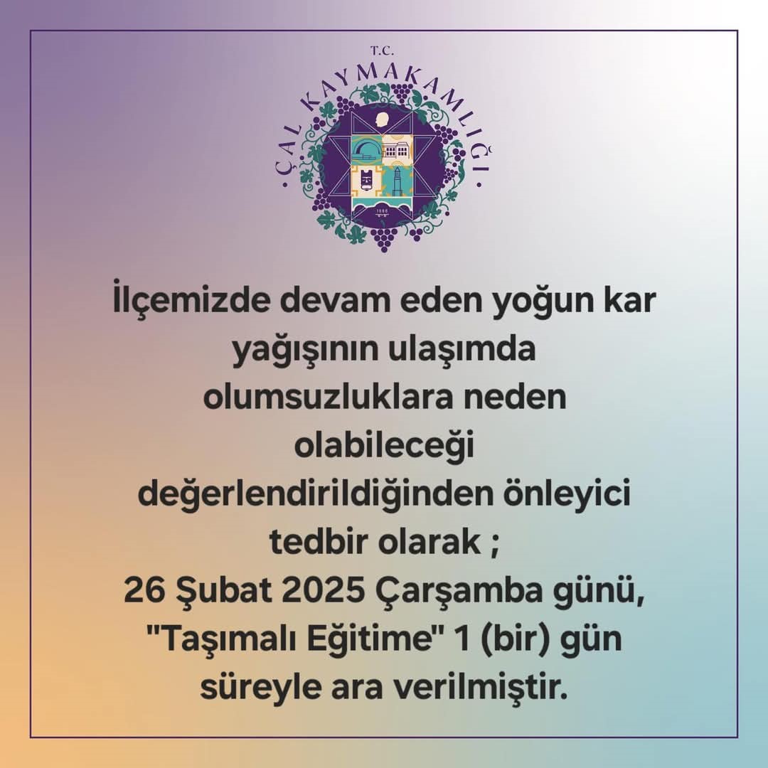 Denizli'de Eğitime Ara Verildi (2)