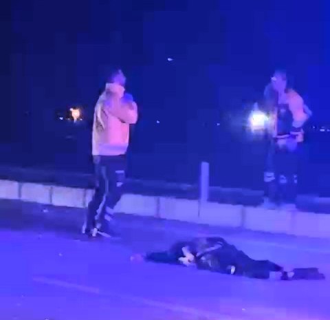 Plakası Belirlenemeyen Araç Çarptı, Diğer Arabalar Üzerinden Geçti