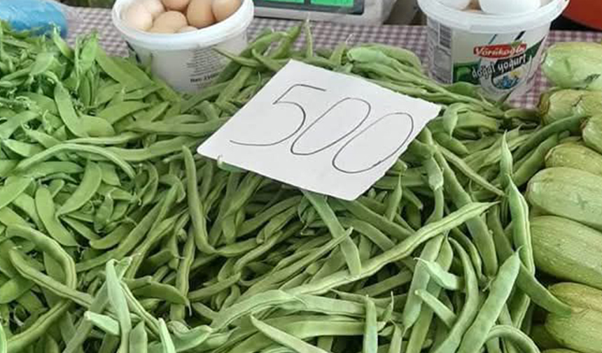 Pazarda Taze Fasulye 500 Tl! Vatandaşlar Şaşkına Döndü