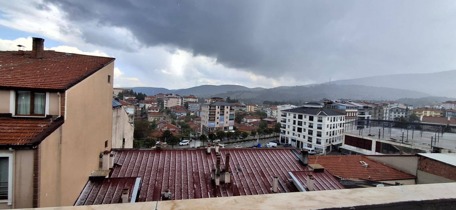 Denizli’de Dolu Yağışı Etkili Oldu (2)