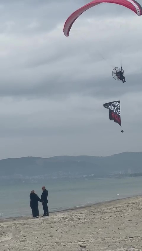 Denizlili Iş Kadınına Aydın Kuşadası’nda Gökyüzünden Evlilik Teklifi (3)