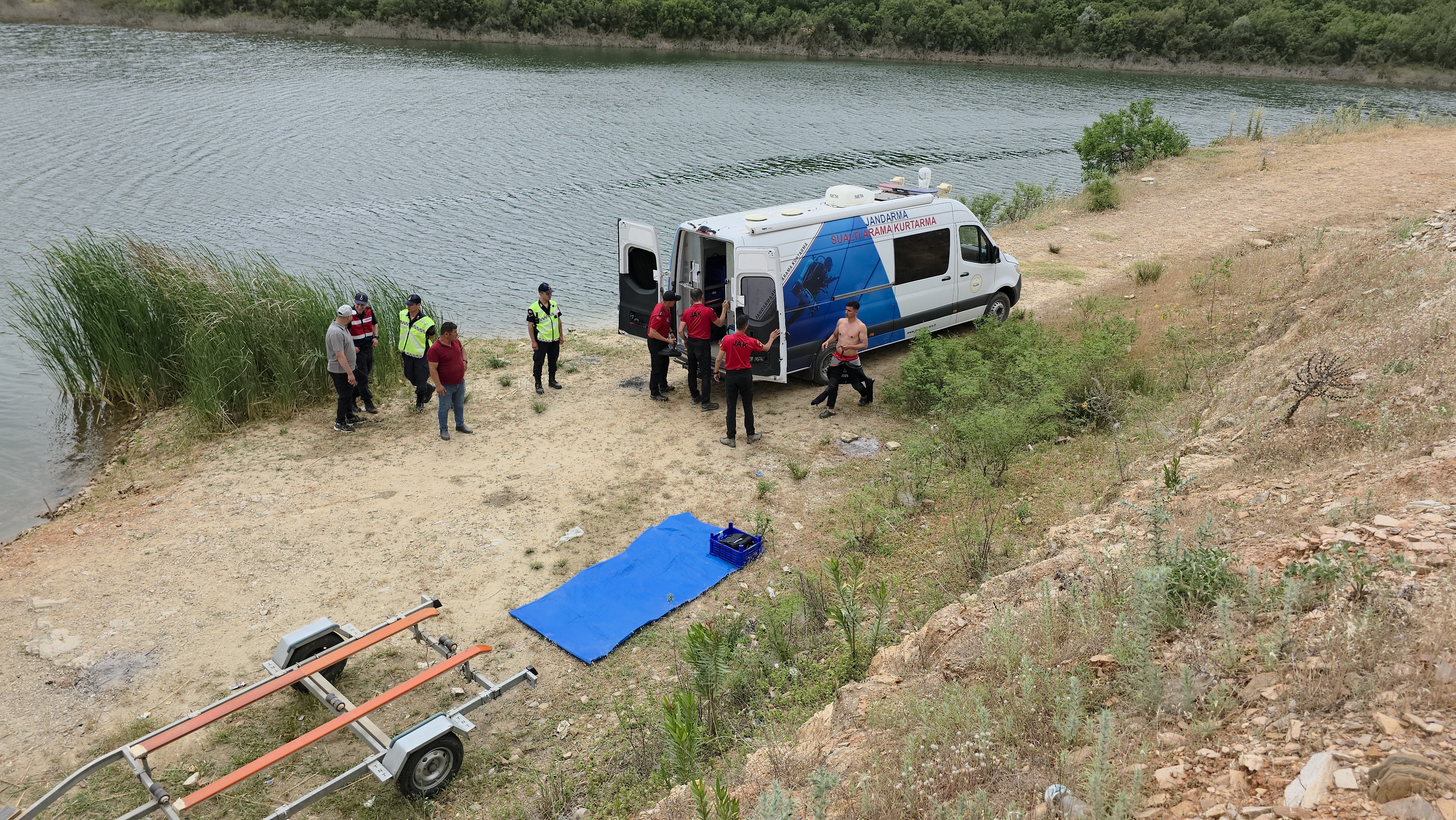 72 Yaşındaki Adam Sulama Göletinde Boğuldu (4)