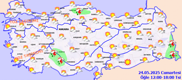 Aydın, İzmir, Manisa, Muğla, Denizli’ye Uyarı-1