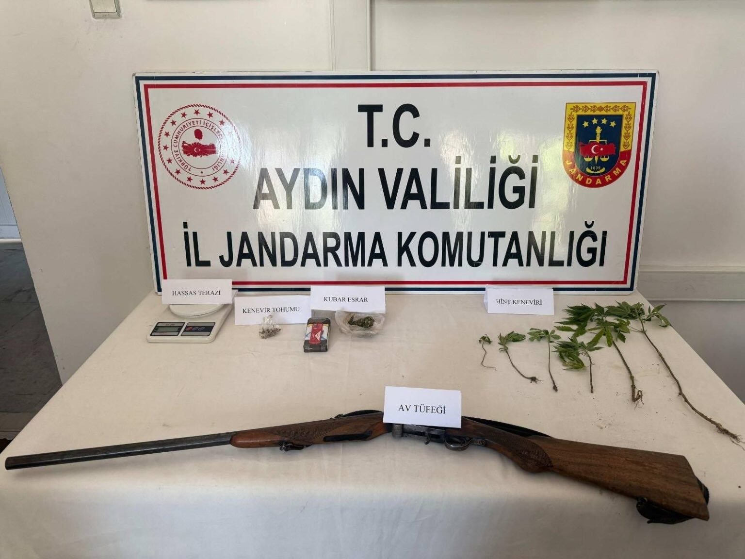 Aydın Karacasu’da Uyuşturucu Operasyonu