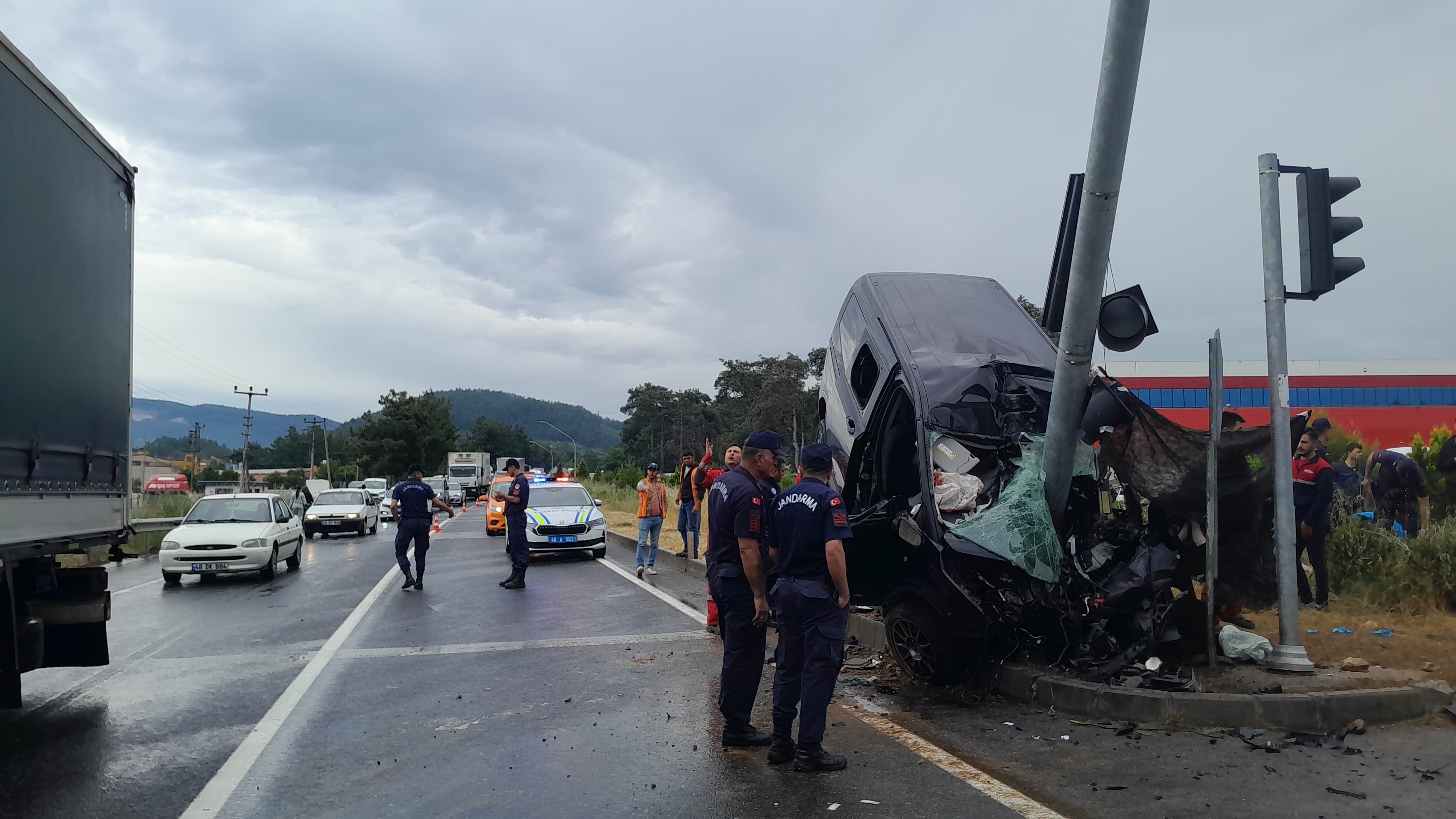 Aydın Yolunda Korkunç Kaza (4)