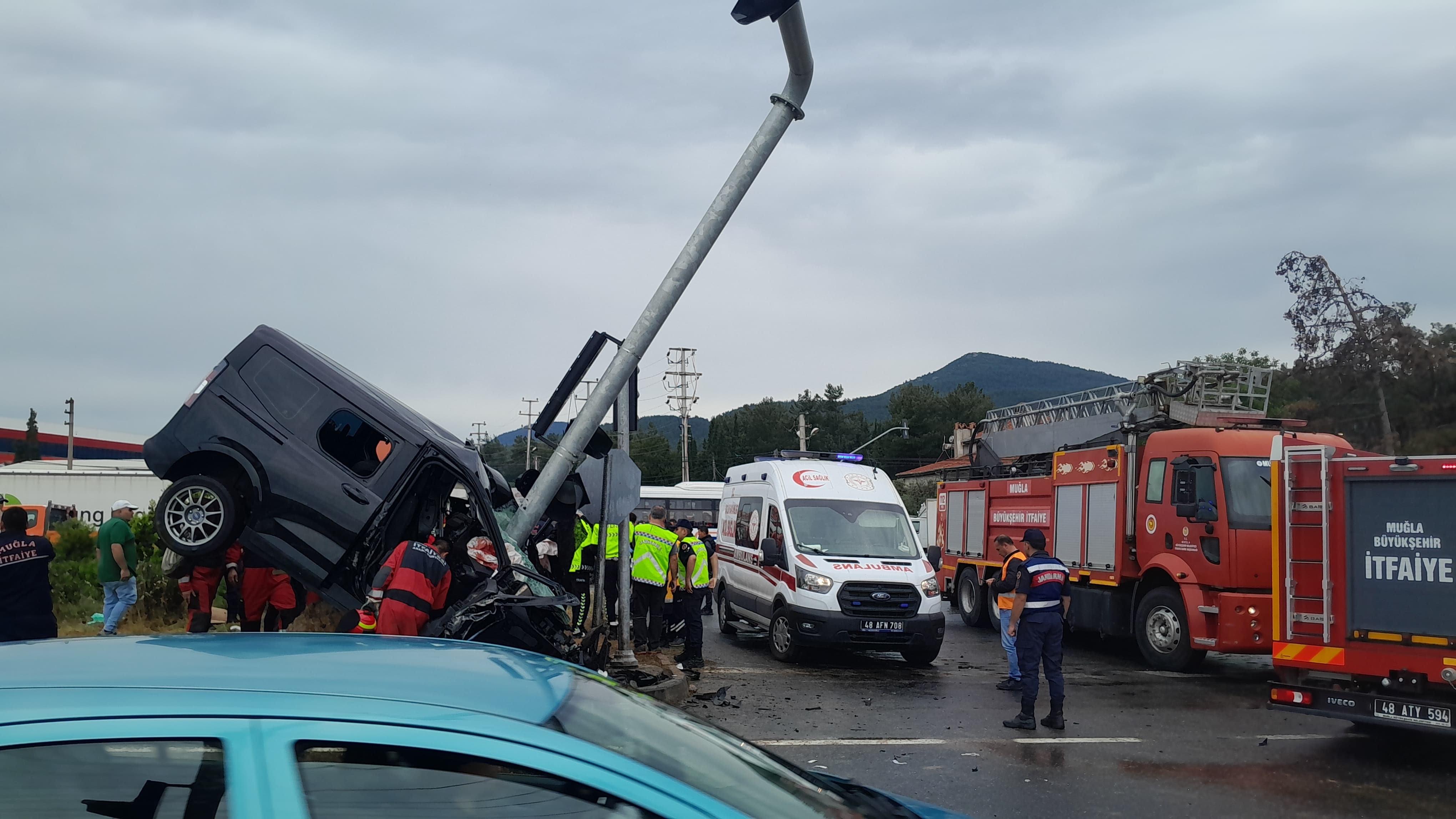 Aydın Yolunda Korkunç Kaza