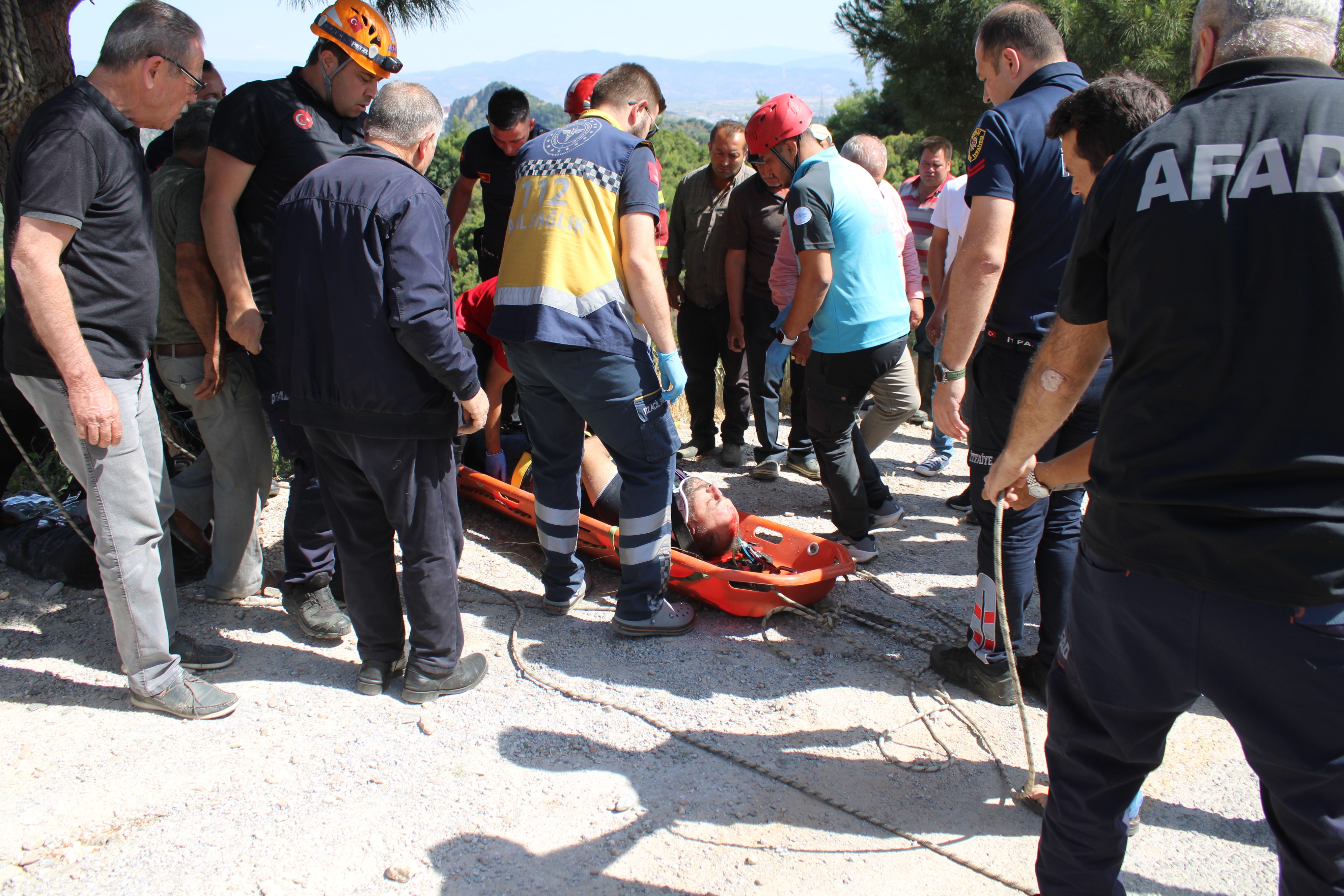 Aydın’da Ak Partili Başkan Uçurumdan Kurtarıldı (3)