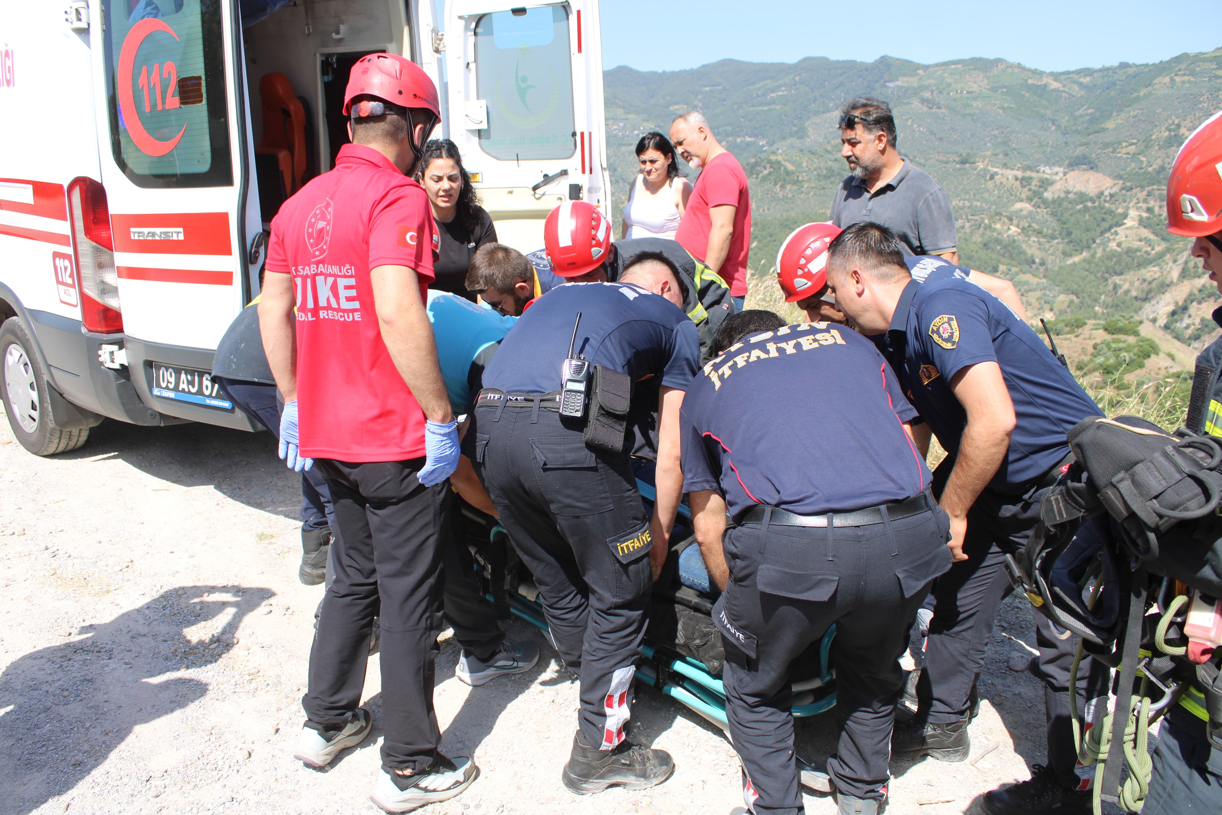 Aydın’da Ak Partili Başkan Uçurumdan Kurtarıldı (4)