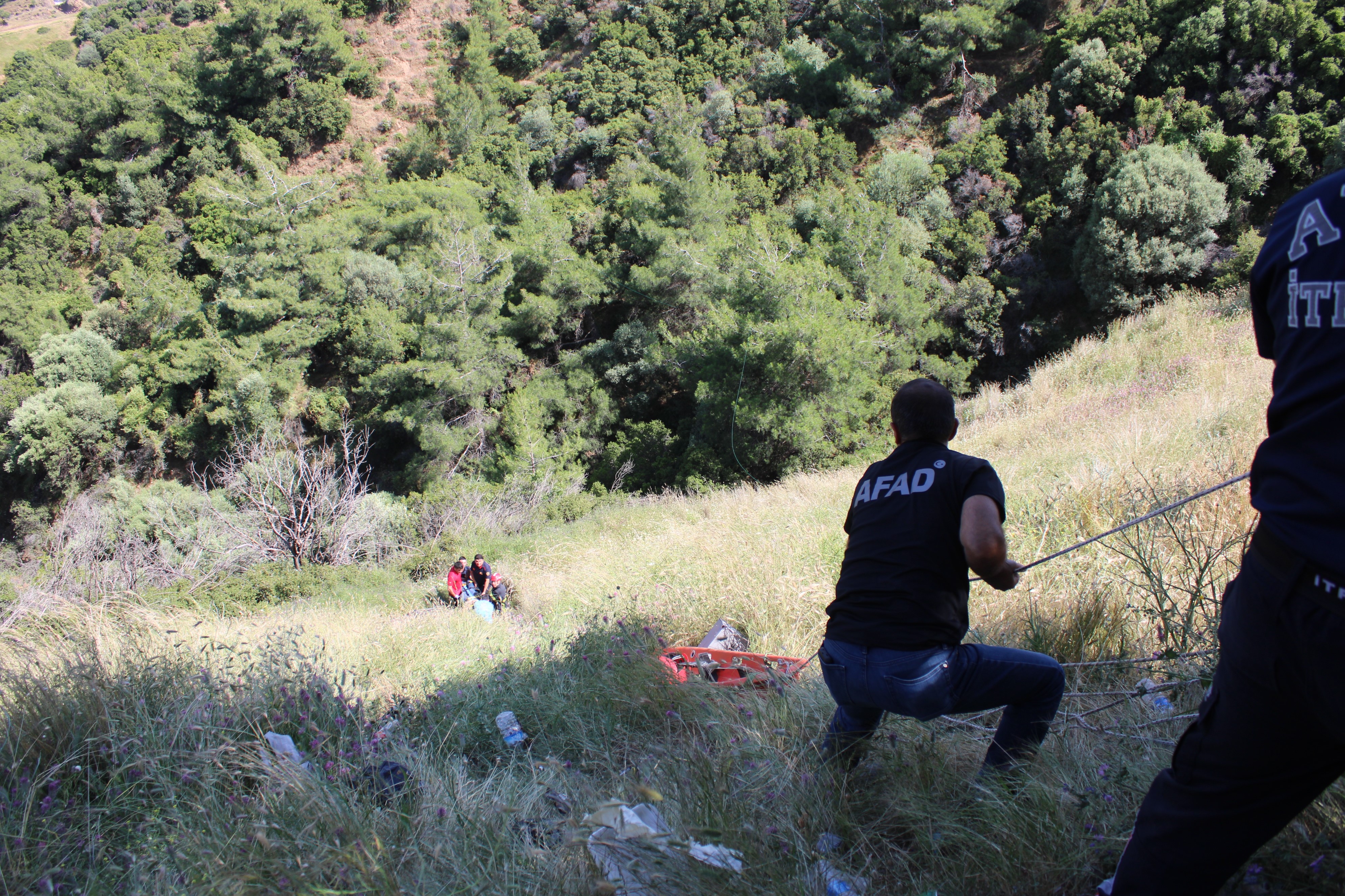 Aydın’da Ak Partili Başkan Uçurumdan Kurtarıldı (6)