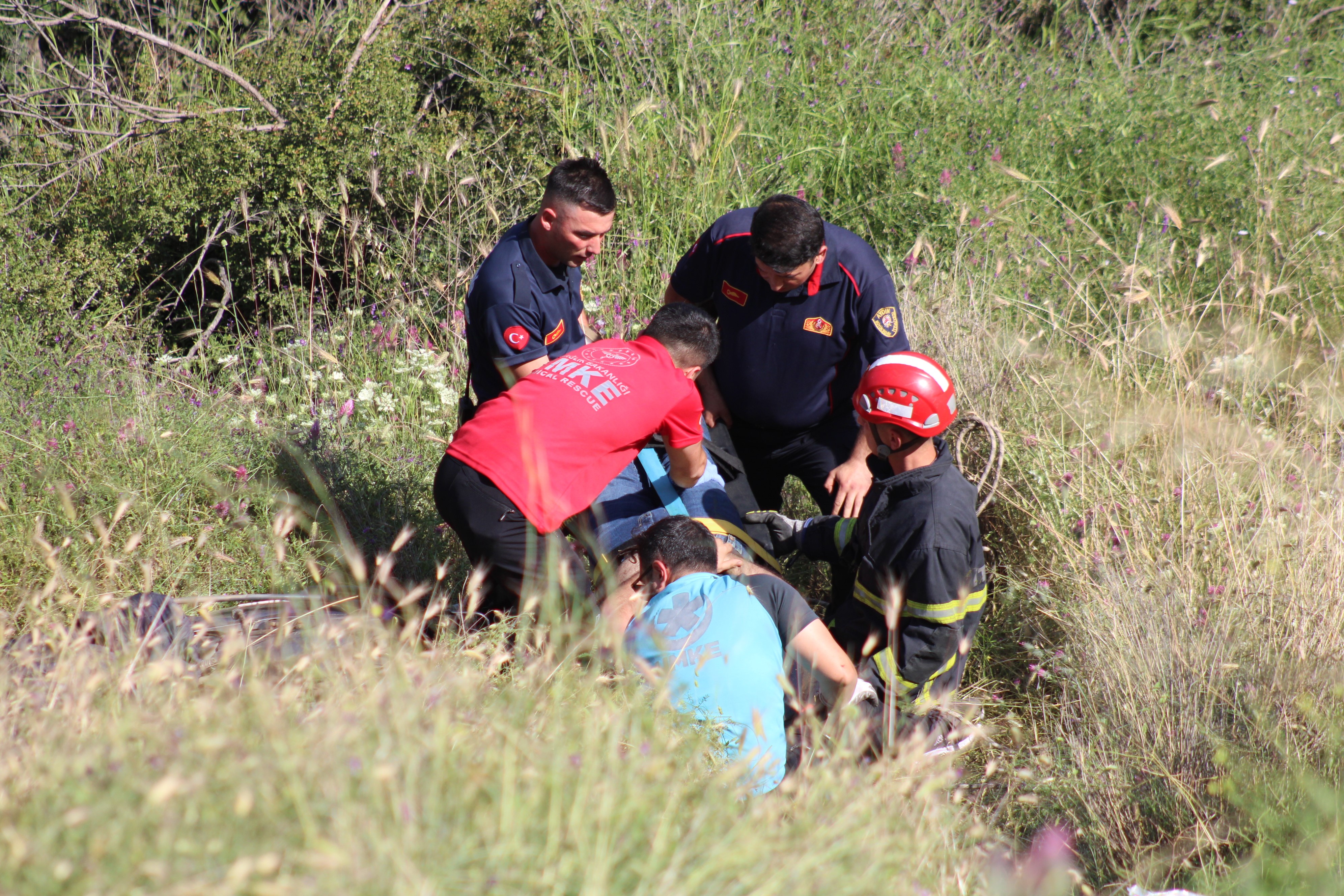 Aydın’da Ak Partili Başkan Uçurumdan Kurtarıldı (7)