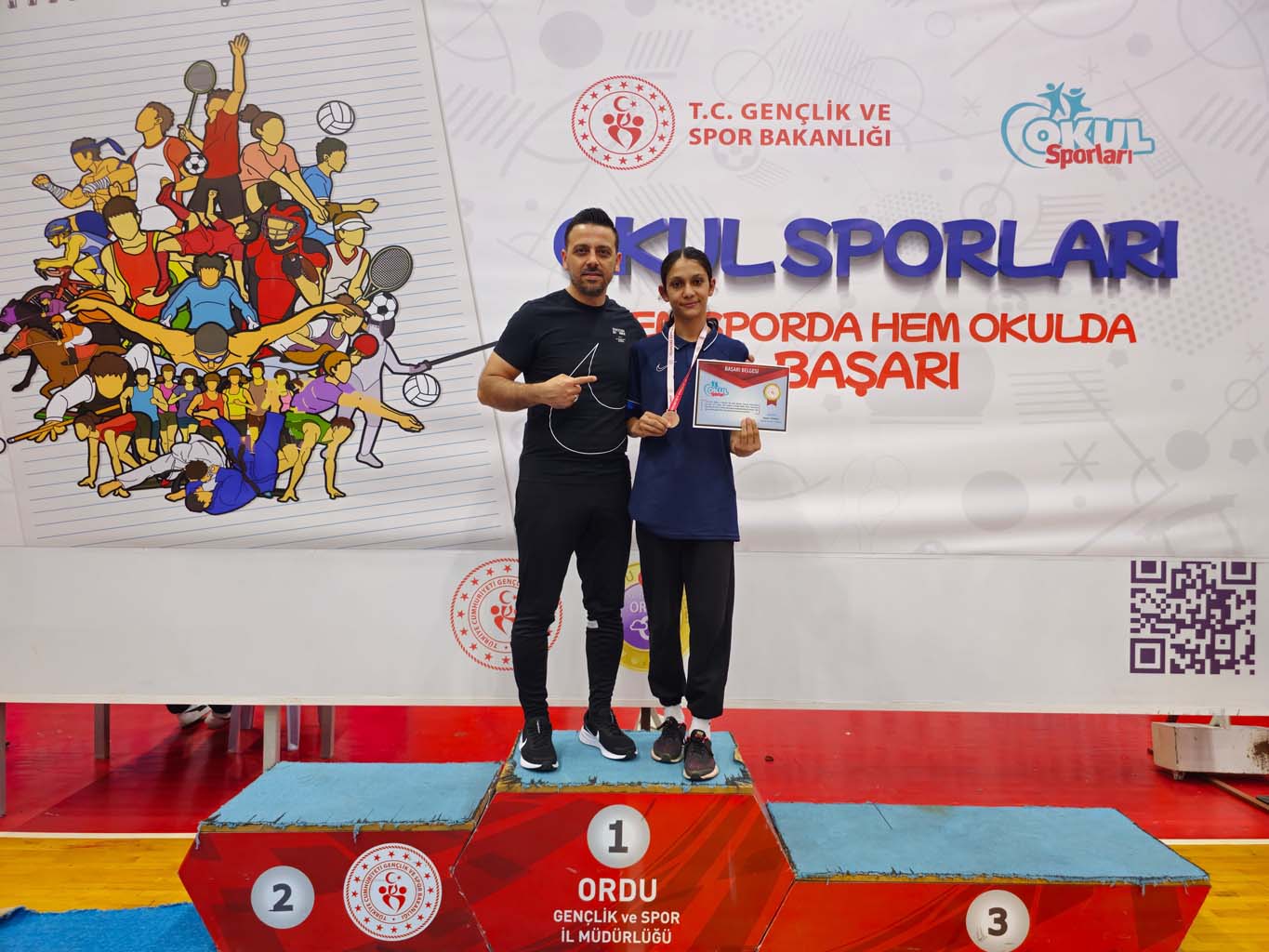 Aydınlı Ebrar Türkiye Üçüncüsü Oldu