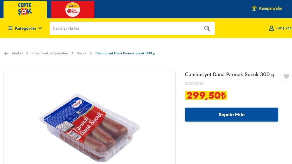 Aynı Ürün, 3 Farklı Market, 3 Farklı Fiyat