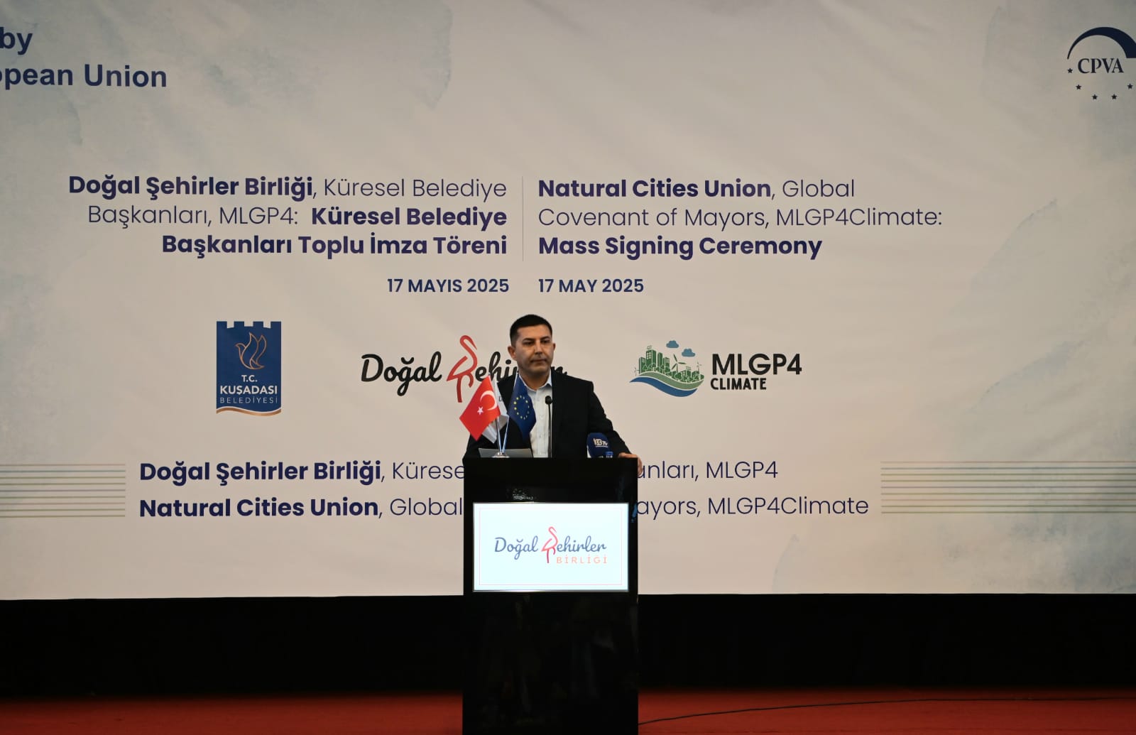 Küresel Belediye Baskanlari Imza Töreni 9