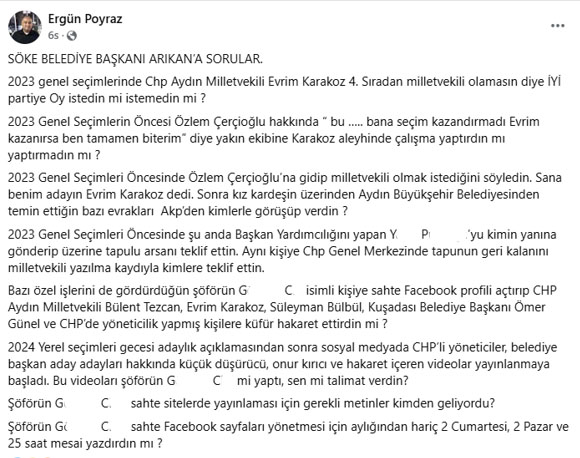 Söke Belediye Başkanı Hakkında Şok Iddialar (3)
