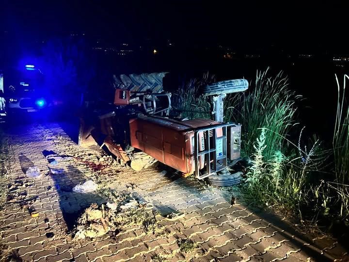 Traktör Kazasında 2 Çocuk Babası Hayatını Kaybetti