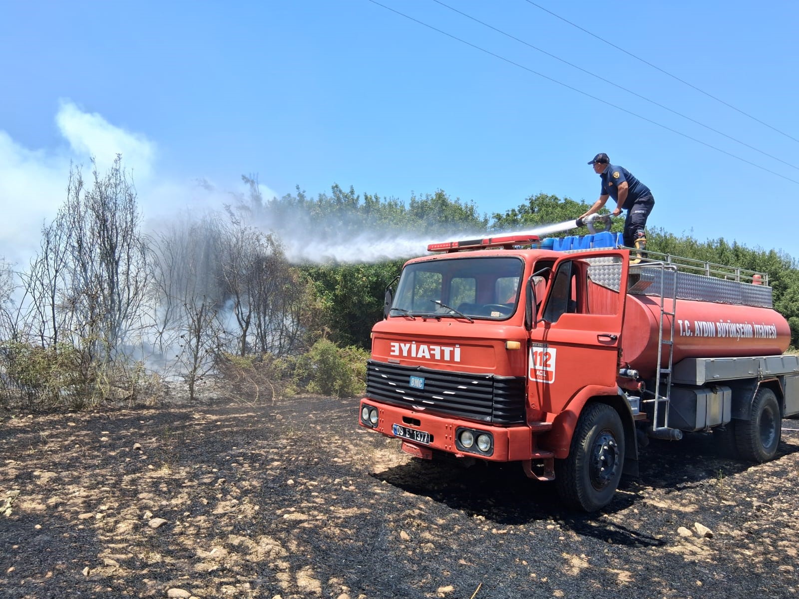 Aydın Bozdoğan’da Yangın (4)