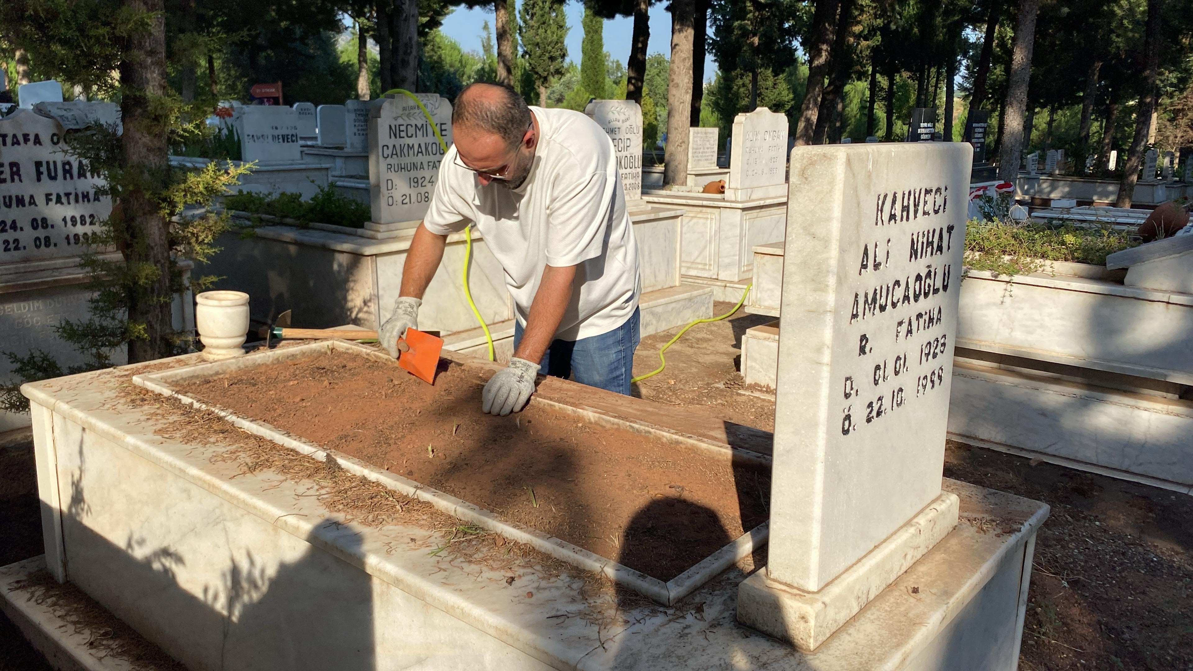 Aydın’da Mezarlıklar Boş Kaldı