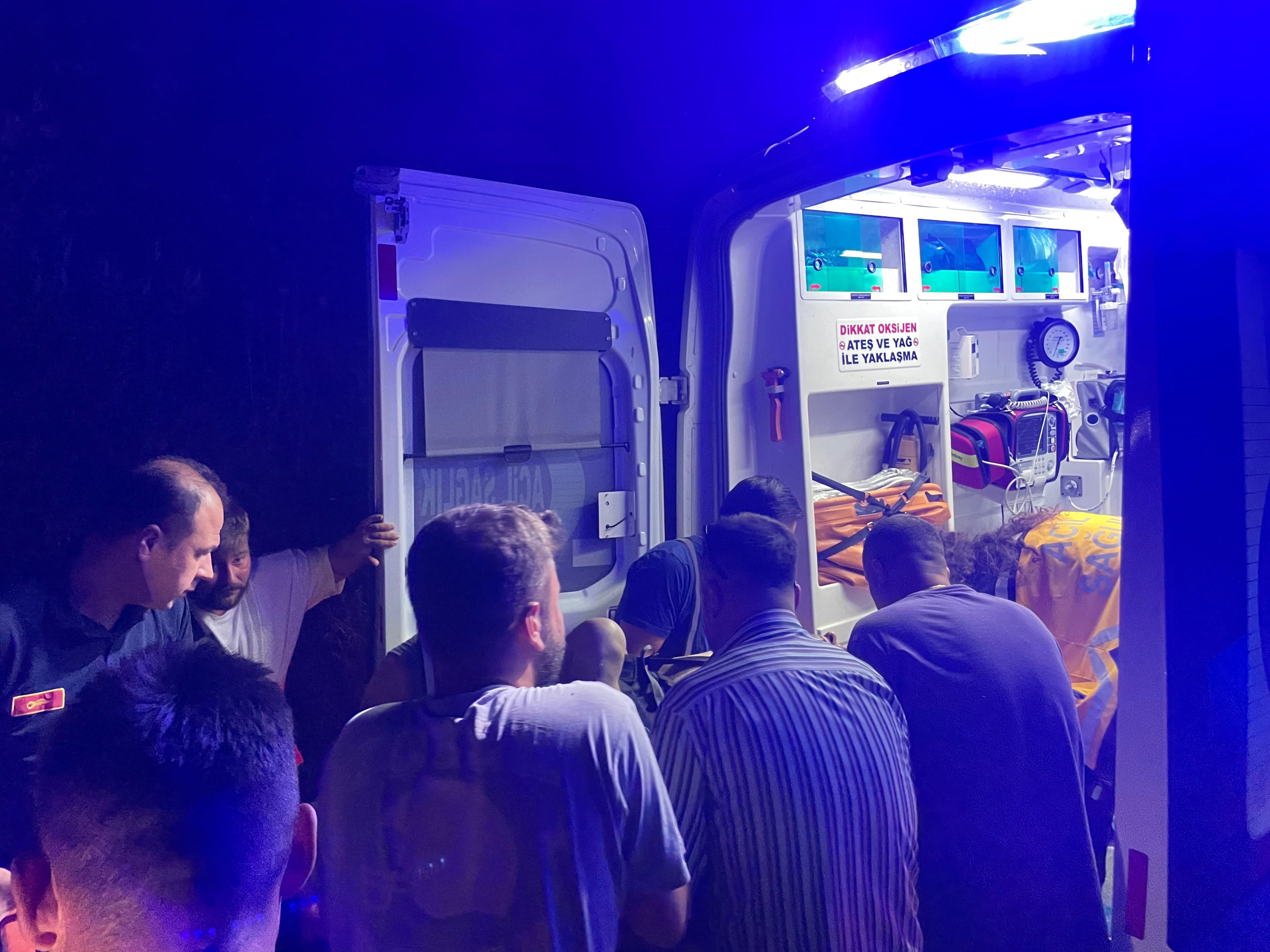 Aydın’da Motosikletiyle Uçurumdan Uçtu (4)