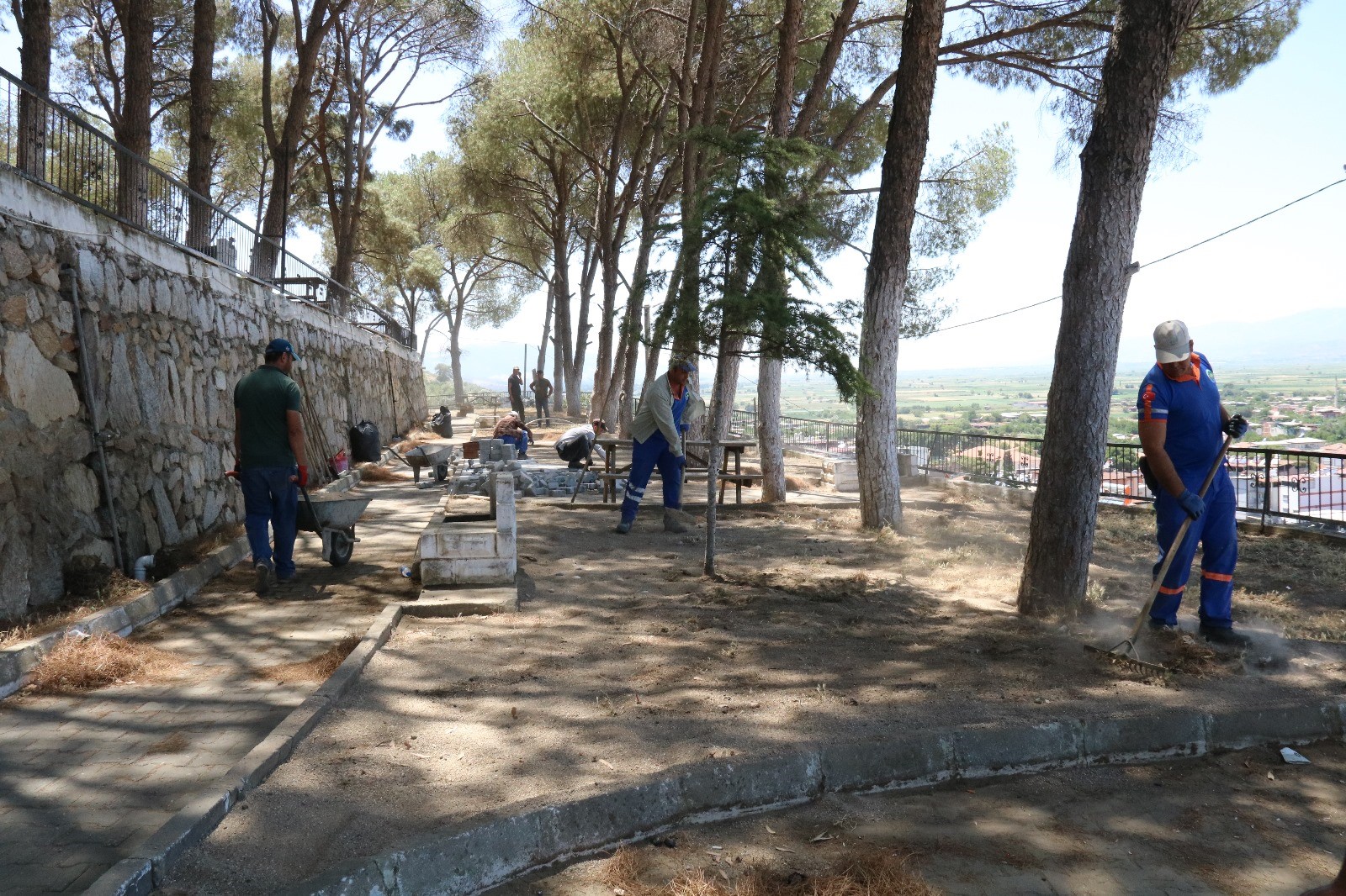 Aydın’daki Muhteşem Mesire Alanı Yenileniyor.. Piknik Yapmak Isteyenler Akın Ediyor (5)