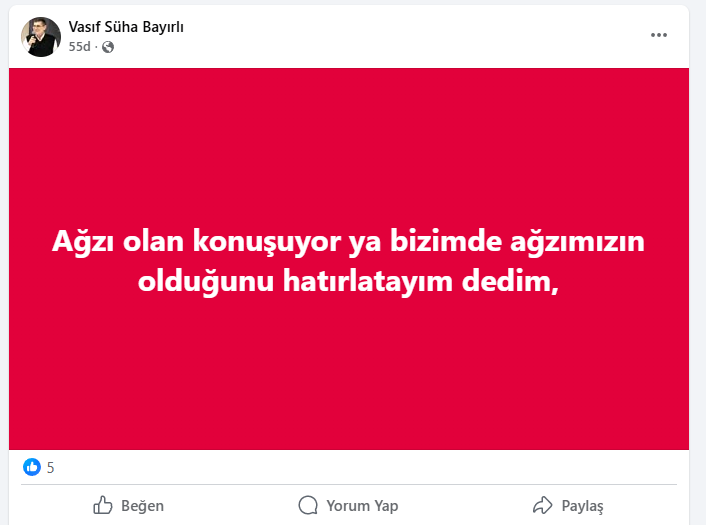 Chp’li Bayırlı Bizim De Ağzımızın Olduğunu Hatırlatayım Dedim-1
