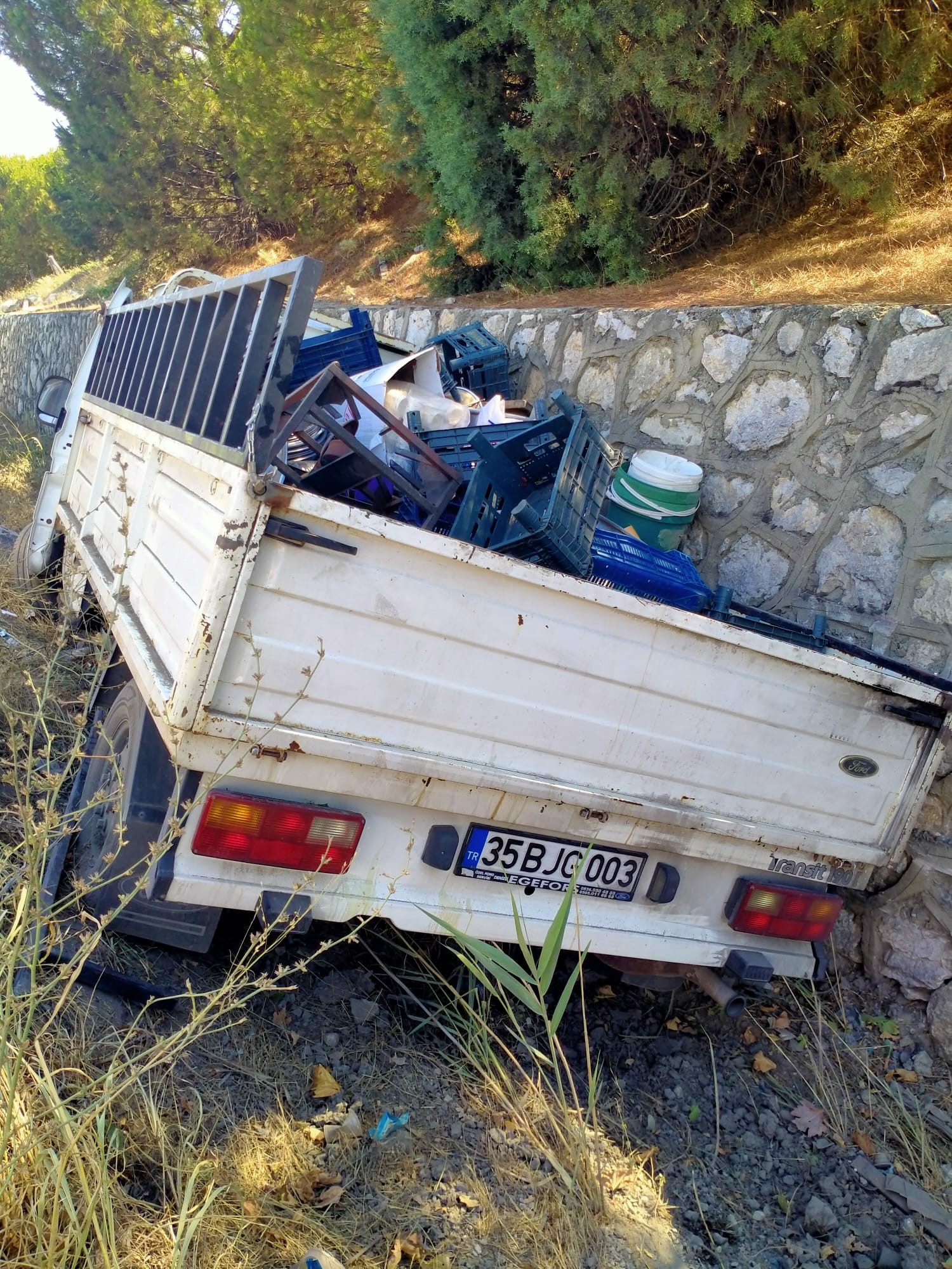 Kamyonet Yoldan Çıktı (4)