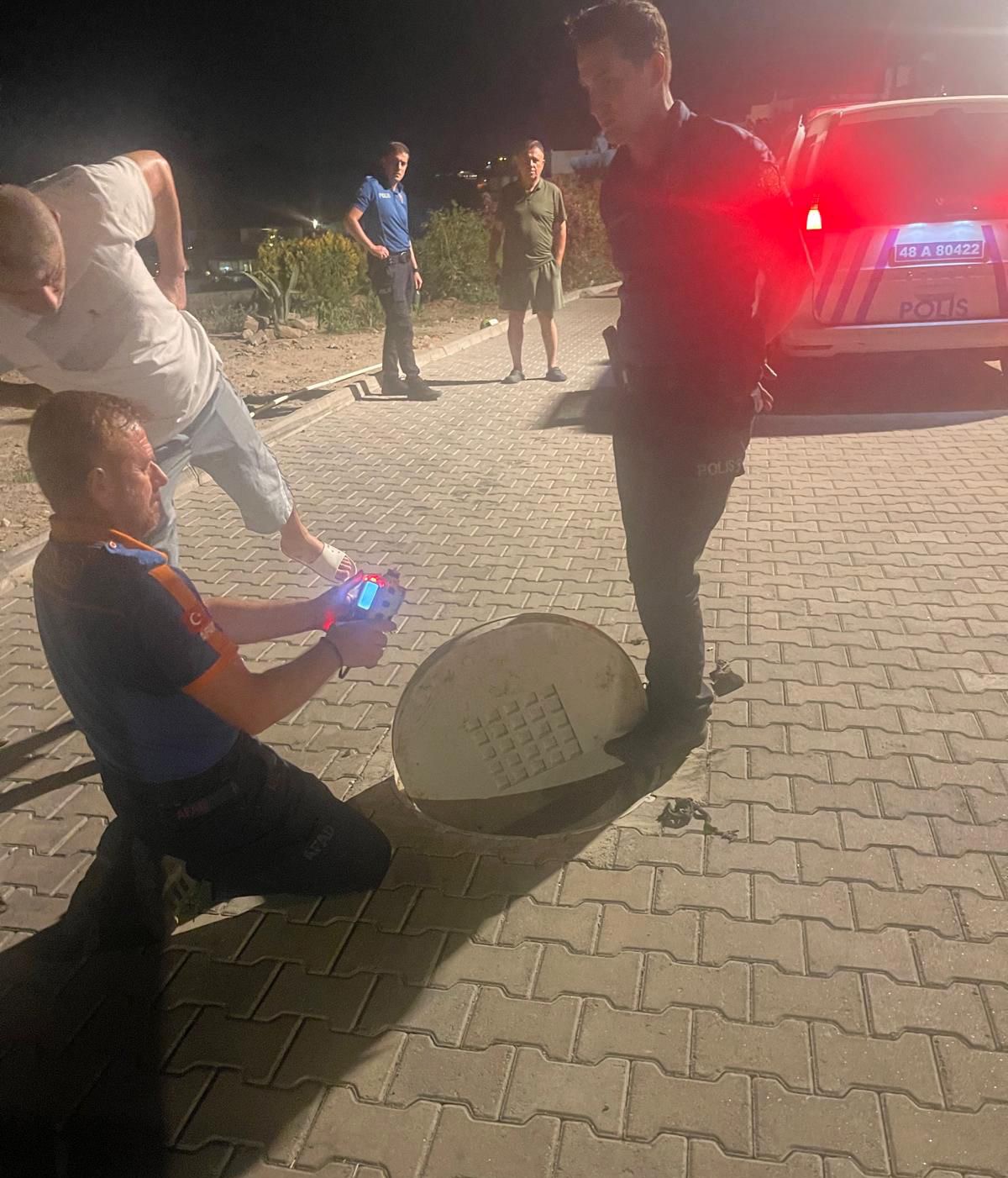 Kanalizasyon Hattında Panik Anları