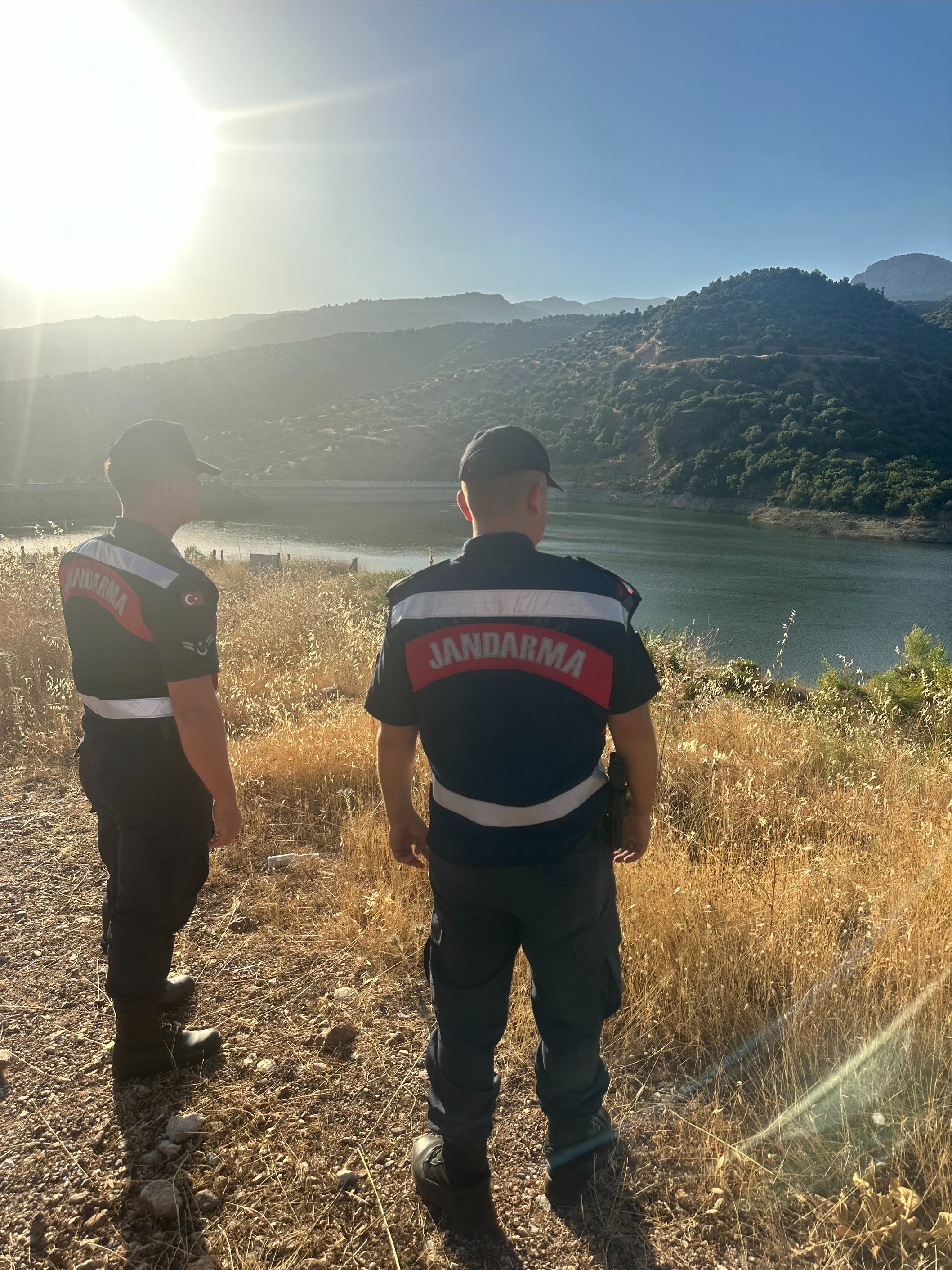 Aydın Jandarması Barajda Önlem Aldı