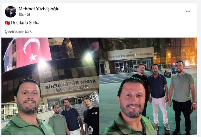 Aydın’da Ak Partililerden Büyükşehir’in Önünde Selfie-2