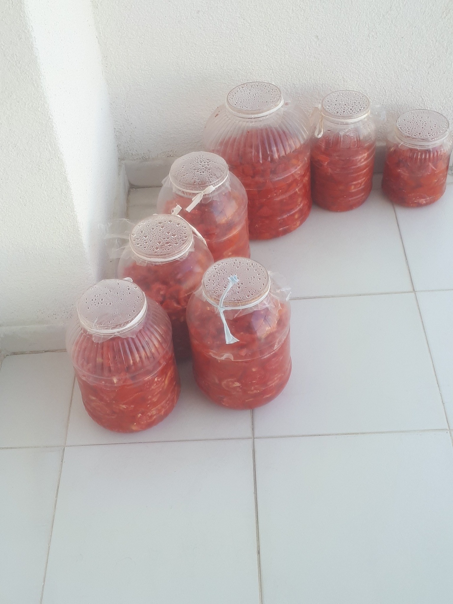 Aydın’da Balkonlar Kırmızıya Boyandı (2)