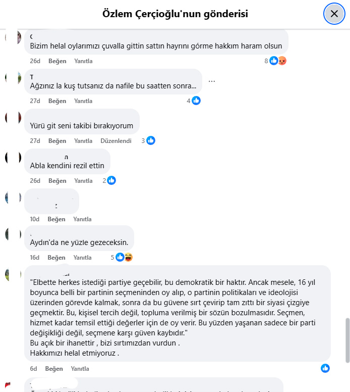 Çerçioğlu’nun Paylaşımına Yoğun Tepki Hakkımı Helal Etmiyorum (10)
