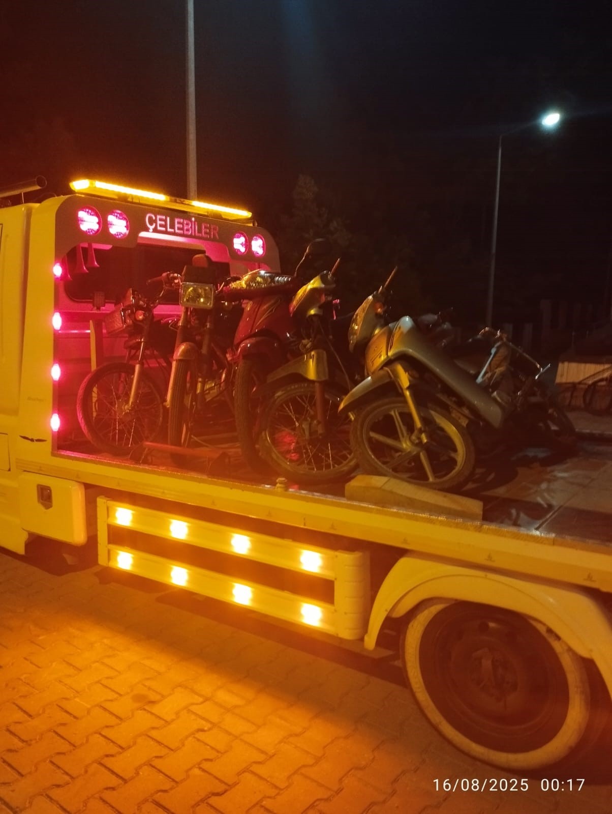 20 Motosiklet Trafikten Men Edildi