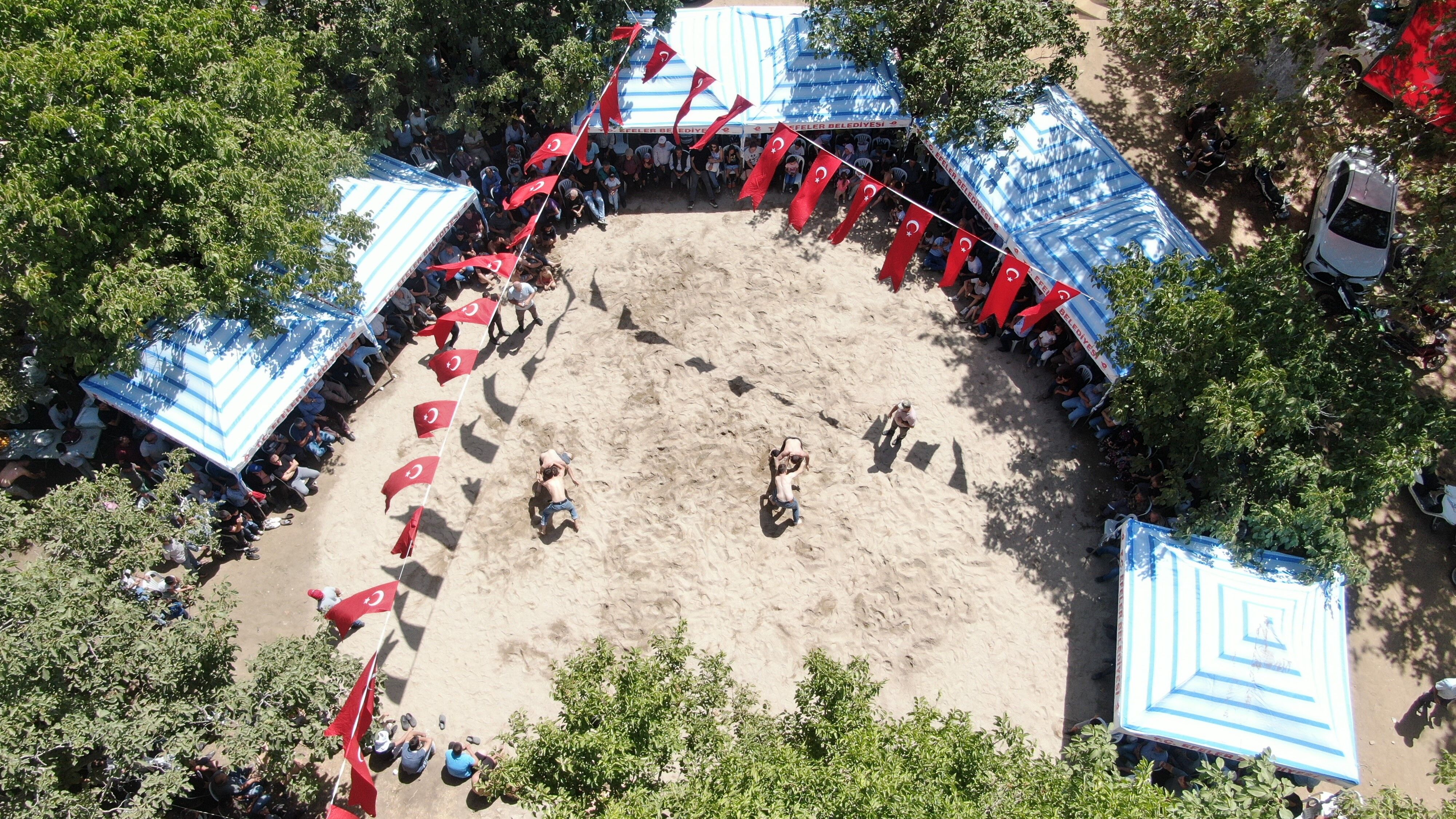 Aydın’da 1000 Metre Rakımda Güreştiler (4)