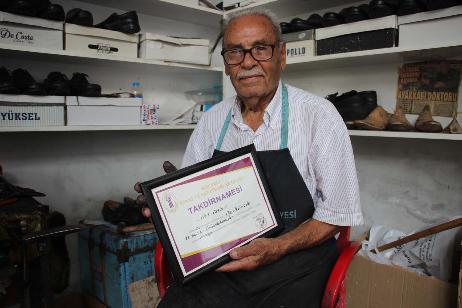 Aydın’da 88 Yaşındaki Nail Usta, 75 Yıldır Tezgahın Başında (2)