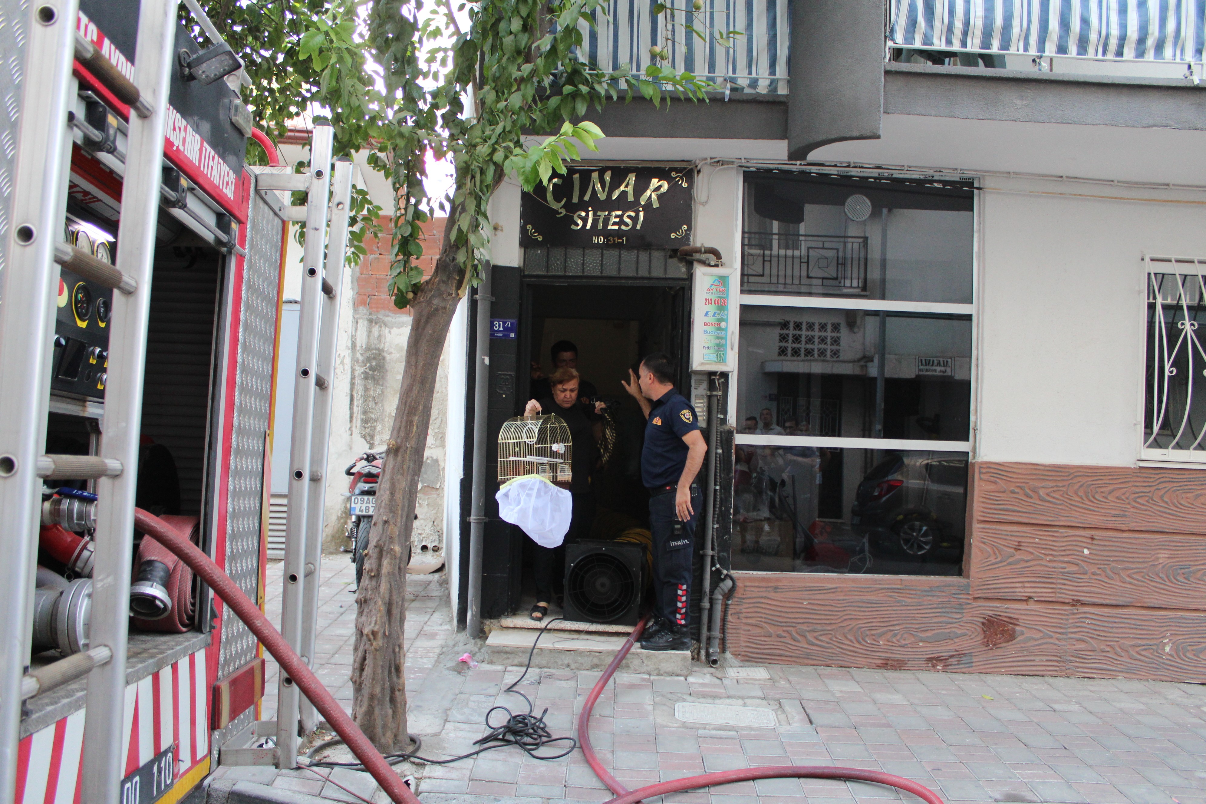 Aydın’da Kızartma Yağından Yangın Çıktı (3)