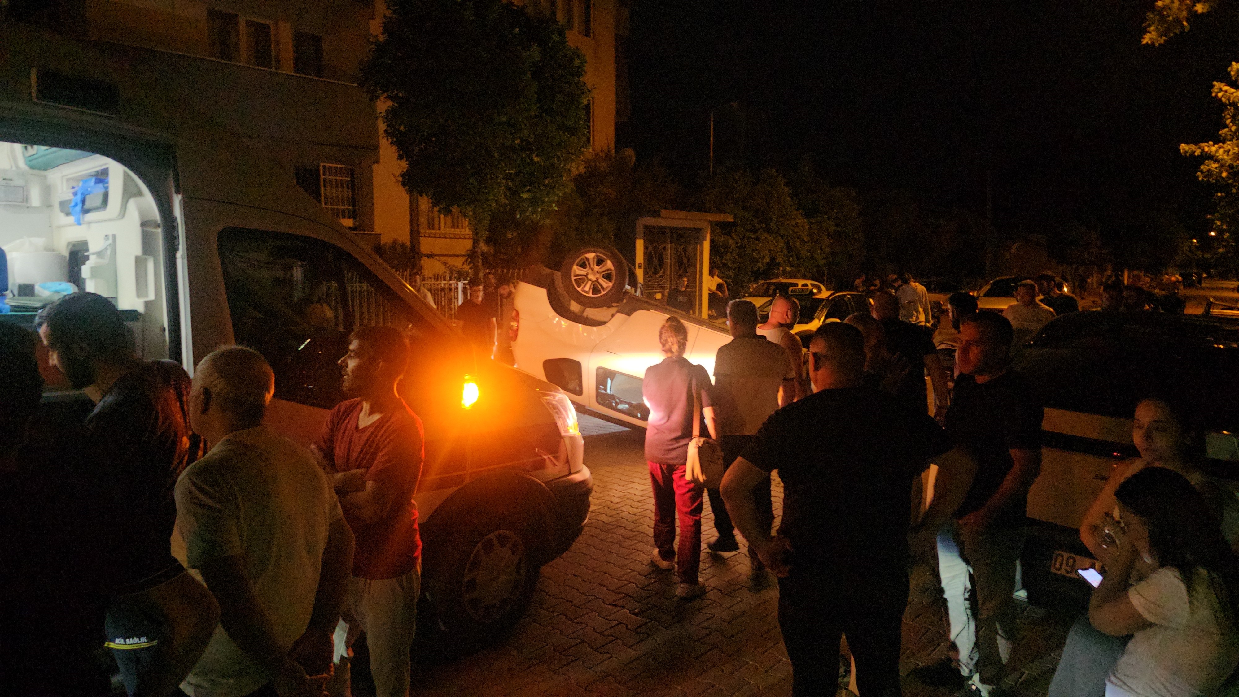 Aydın’da Otomobil Takla Attı (3)-1