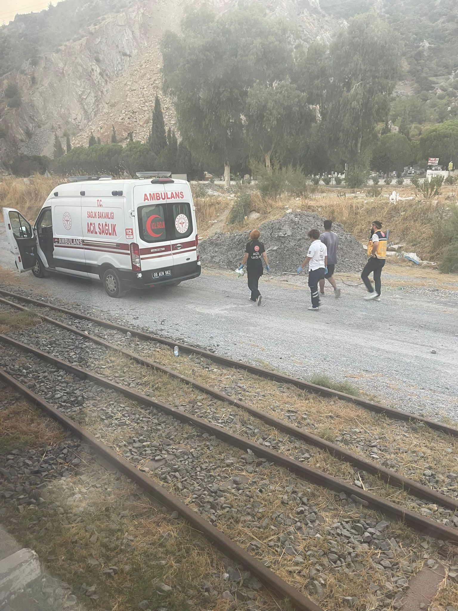 Aydın’da Tren Otomobile Çarptı (3)