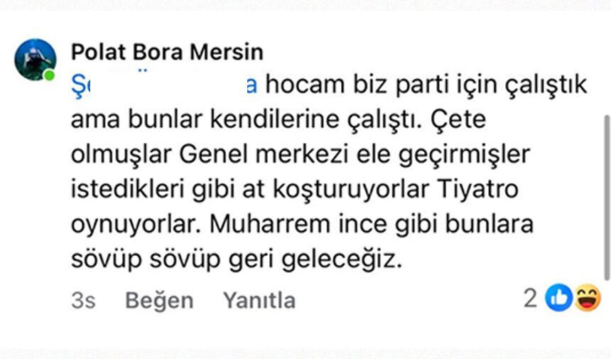 Cumhuriyet Halk Partisi’nin Efeler Eski İlçe Başkanı, Efeler Belediye Meclis Üyesi Polat Bora Mersin Sosyal Medya Hesabından Chp’ye Geri Döneceklerini A (2)