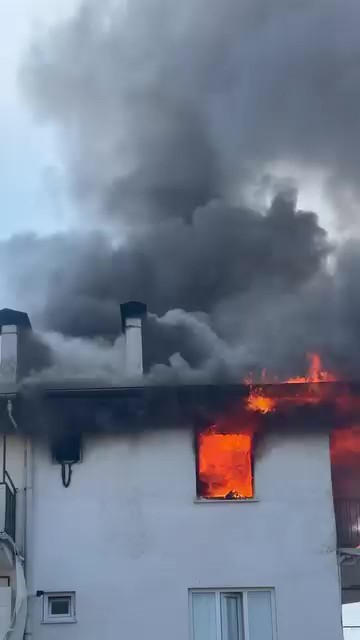 Yanan Eve Giren Anne 2 Çocuğunu Kurtardı